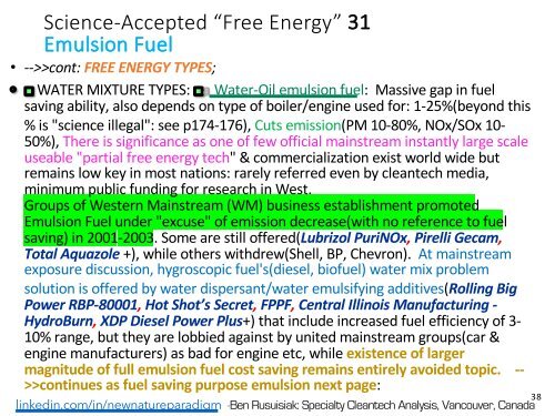 Kald Fusjon, Tesla, Skalar Bølge, Torsjon Felt, «Gratis Energi»…  = Alle Søppelvitenskap? (Norsk Oppsummering) / Cold Fusion, Tesla, Free Energy = Pseudo Science?