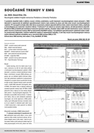 OtevÅ™Ã­t - Neurologie pro praxi