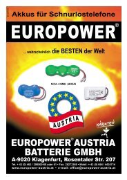 EUROPOWER AUSTRIA BATTERIE GMBH - Fibat