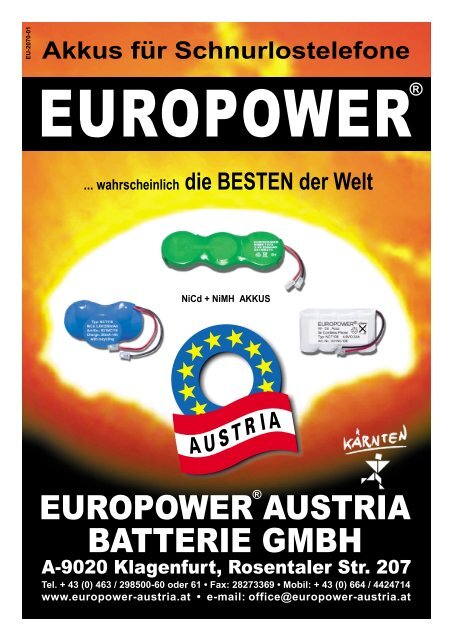 EUROPOWER AUSTRIA BATTERIE GMBH - Fibat