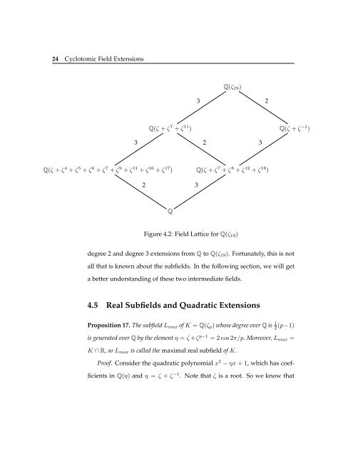 Galois Theory: A Study of Cyclotomic Field ... - Scripps College