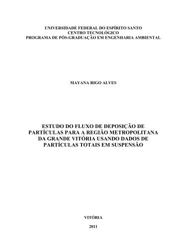 DissertaÃ§Ã£o - Centro TecnolÃ³gico / UFES - Universidade Federal do ...