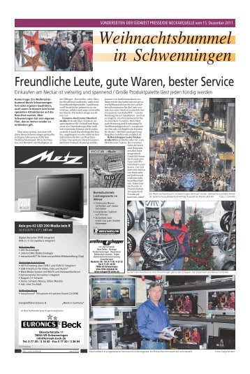 Weihnachtsbummel in Schwenningen - NQ Online