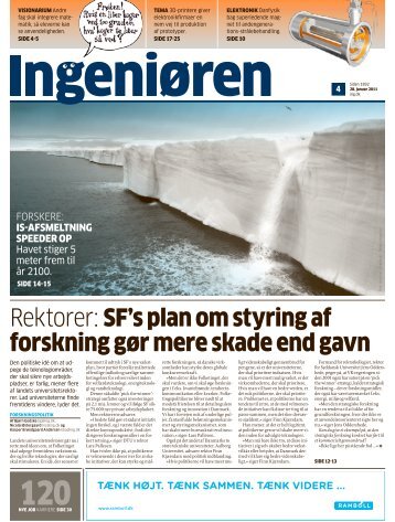 Rektorer: Sf's plan om styring af forskning gÃ¸r mere ... - LiveBook