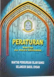 Buku Peraturan - Laman Web Rasmi IPGM Kampus Pendidikan Islam