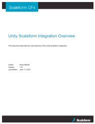Unity Scaleform Integration Overview - Area - Autodesk
