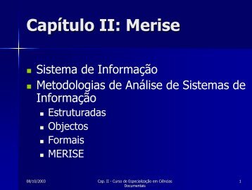 Capítulo II: Merise