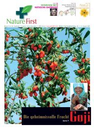 Nature First Zeitung Nr. 1 - Nature First, Apotheke