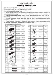 to View Assembly Instructions - Chicken Coops