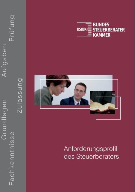 Anforderungsprofil des Steuerberaters