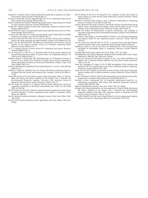 Quantitative effects of composting state variables on ... - ResearchGate