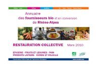 Plateforme des évènements éco-responsable du Grand Lyonnais ...