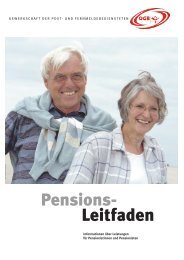 Pensions- Leitfaden - FSG Post Wien