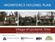 Lockland Housing Plan - Hamilton County, Ohio