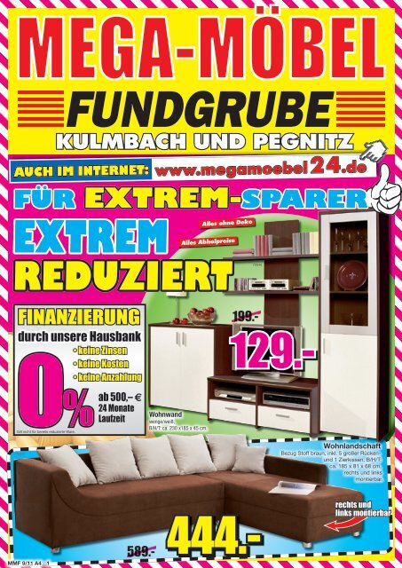 4 E - MEGA Möbel Fundgrube Kulmbach, Pegnitz