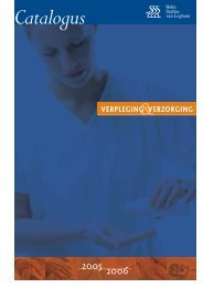 verpleging verzorging - bsl.nl Home - Bohn Stafleu van Loghum