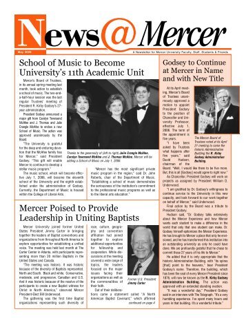 News@Mercer - Mercer University