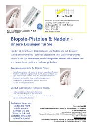 Biopsie-Pistolen & Nadeln Ã¢Â€Â“ - Ferrex GmbH