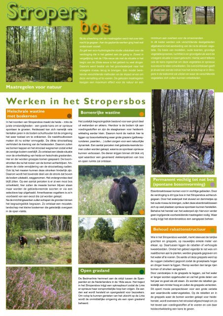 Stropersbos - Vlaamse Landmaatschappij