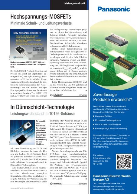 PDF-Ausgabe herunterladen (28.7 MB) - elektronik industrie