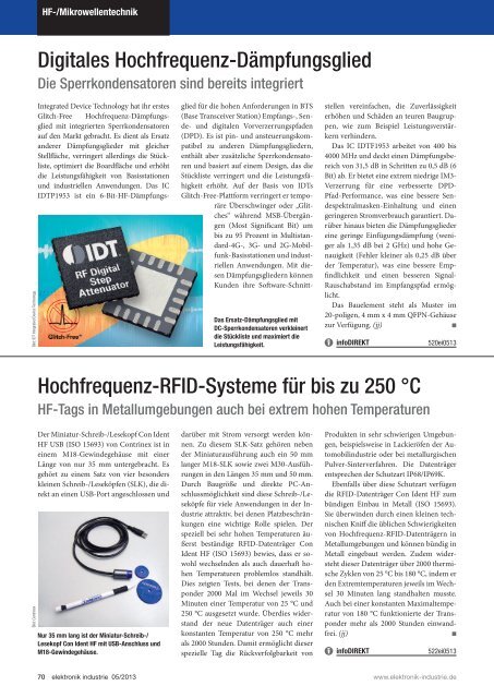 PDF-Ausgabe herunterladen (28.7 MB) - elektronik industrie