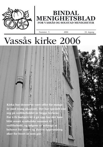 Menighetsbladet 5-2006 - Bindal kommune