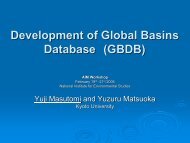 Development of Global Basins Database (GBDB)