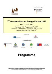April 7 - Afrika-Verein der deutschen Wirtschaft eV