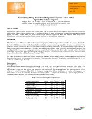 Predictability of Drug Release from Multiparticulate ... - Colorcon