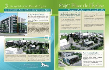 Projet Place de l'Église - Ville de Montmagny