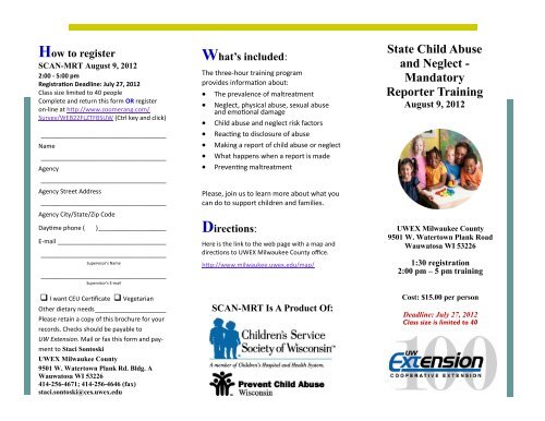 State Child Abuse And Neglect Mandatory Reporter Training