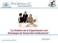 Gestion de la Capacitacion - aura quiñones li