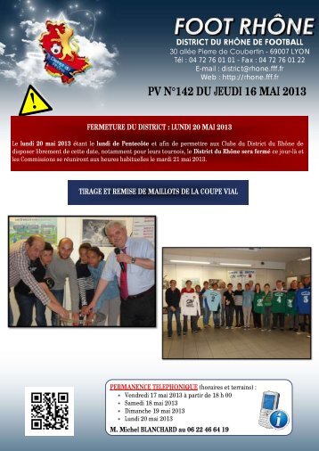 PV NÂ°142 DU JEUDI 16 MAI 2013