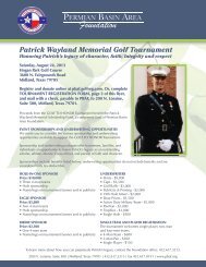Patrick Wayland Memorial Golf Tournament