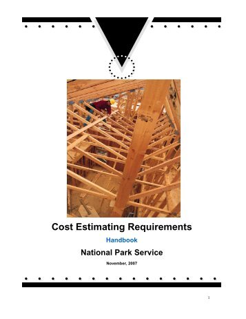 Cost Estimating Requirements Handbook ... - National Park Service
