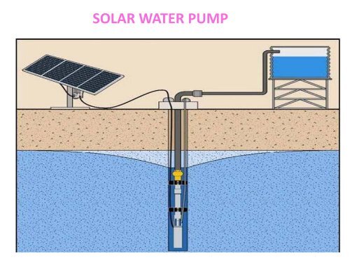 performance evaluation of solar water pump