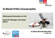 PrüferInnen Projekt - IG Metall - Wiesbaden - Limburg