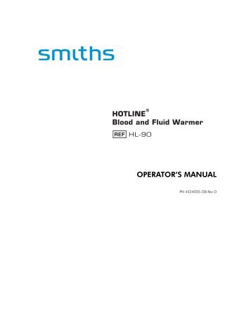 Smiths HL-90 Fluid Warmer - internetMED