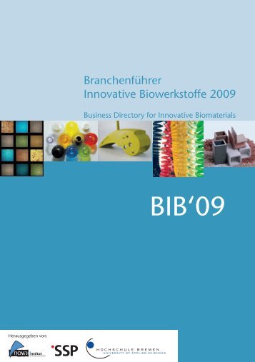 Branchenführer Innovative Biowerkstoffe (BIB'09) - Kupilka