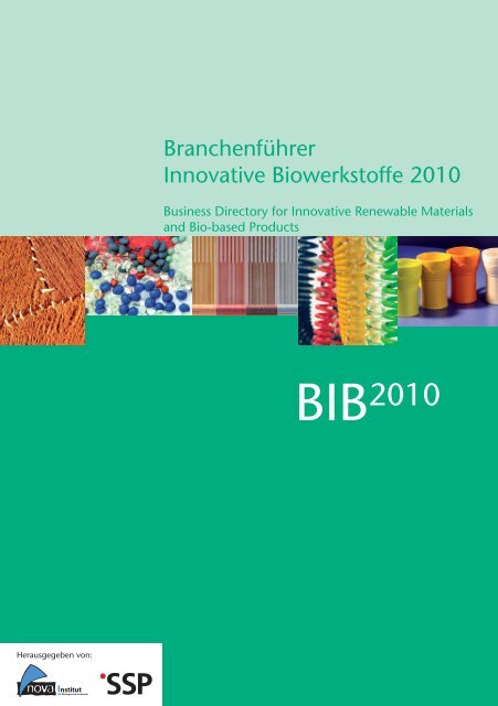 Branchenführer Innovative Biowerkstoffe (BIB ... - nova-Institut GmbH