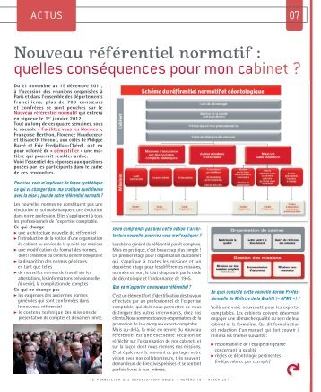 Nouveau référentiel normatif - Ordre des experts-comptables de ...