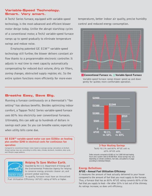 Tappan Single Stage Gas Furnaces - Desco Energy