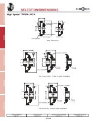 SELECTION/DIMENSIONS - Dodge-pt.com