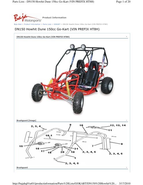 150cc baja dune buggy