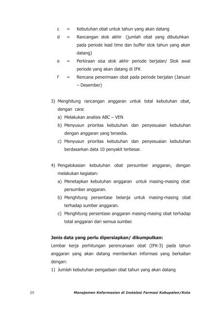 Materi Pelatihan Manajemen Kefarmasian di Instalasi Farmasi