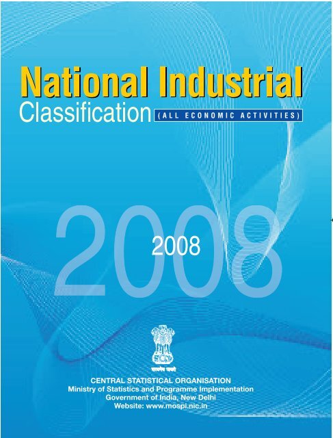 National Industrial Classification 2008 (NIC-2008) - Government Of ...