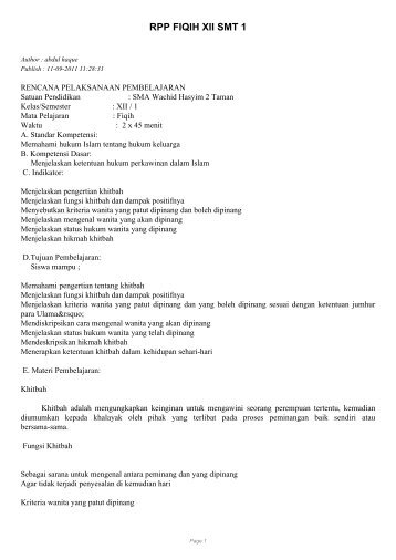 RPP FIQIH XII SMT 1 - SKP