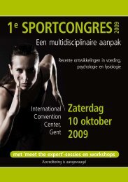 1e SPORTCONGRES - Sport Knowhow XL