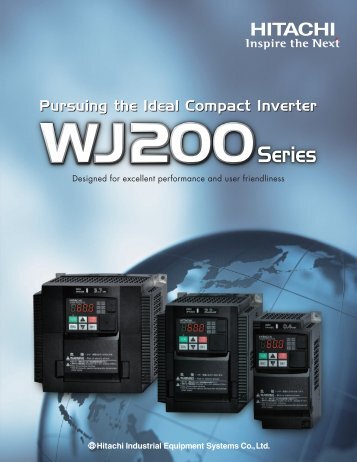WJ200 Series Brochure - Hitachi America, Ltd.