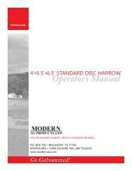 Disk Harrow Manual
